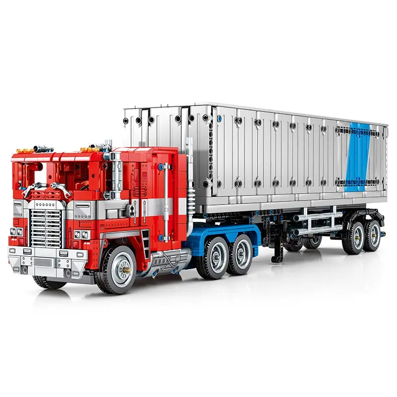 

2073 шт., Детский конструктор Optimus Wagon Truck, модель автомобиля, транспортного средства