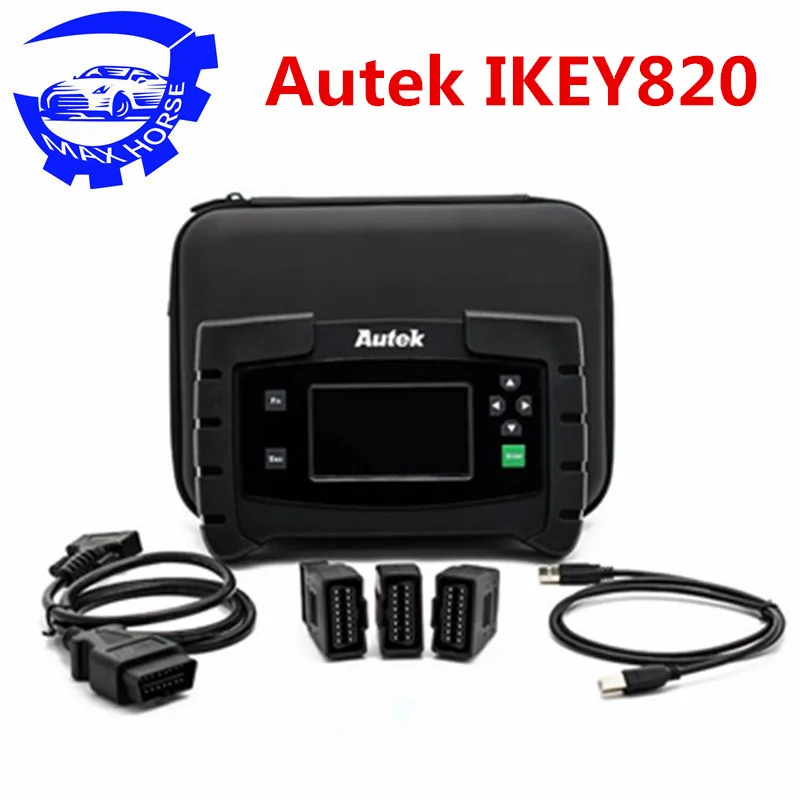 Autek IKEY820 автомобильный ключевой программатор OBD2 инструмент с двумя лицензиями