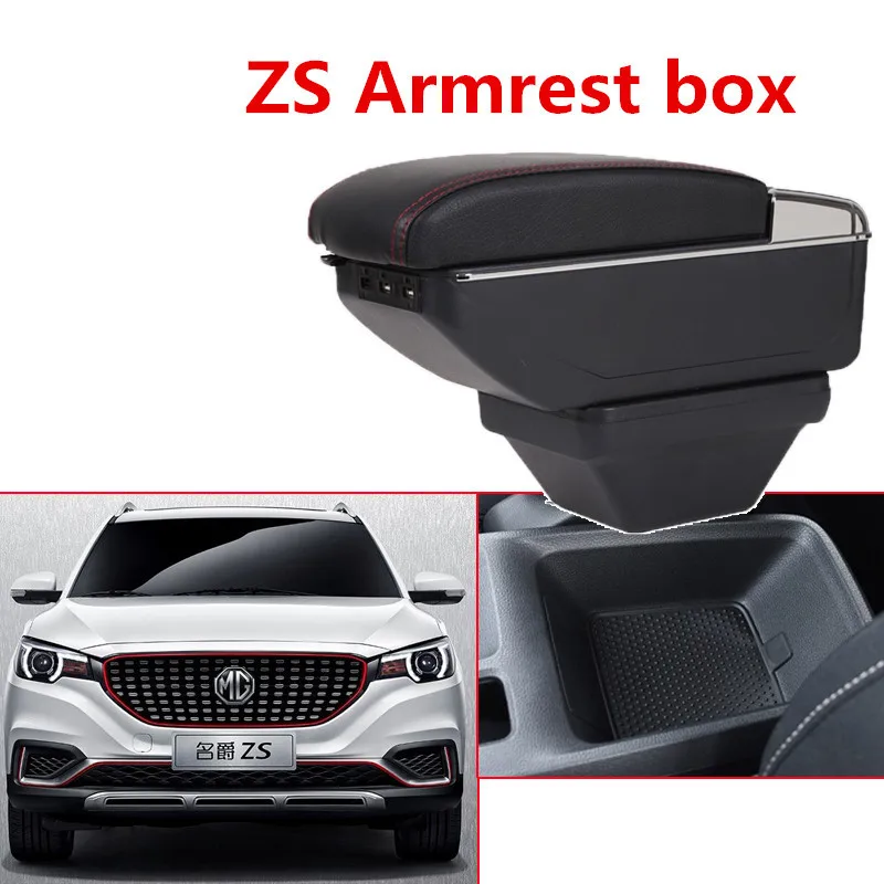 For MG ZS Armrest box central Store content cup holder ashtray interior + 7USB 2017 2018 | Автомобили и мотоциклы