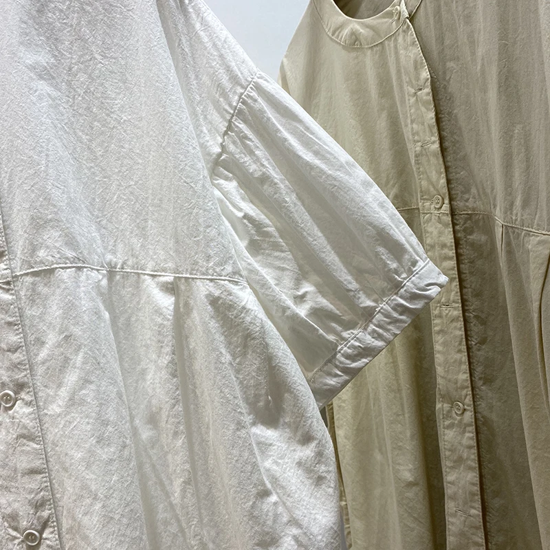 

2021 Summer New Irregular Oblique Round Collar Women's Shirt Short Sleeve Ins Fashion Top Female Blouses