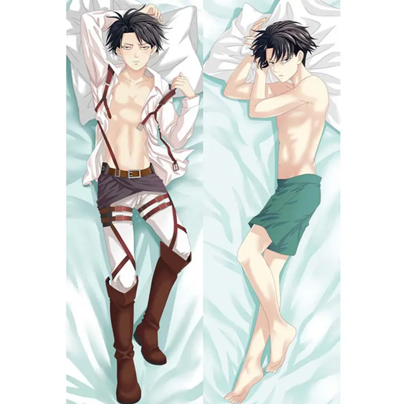 Чехол с рисунком из аниме атака на Подушка титана крышка Микаса Леви Акерман 3D