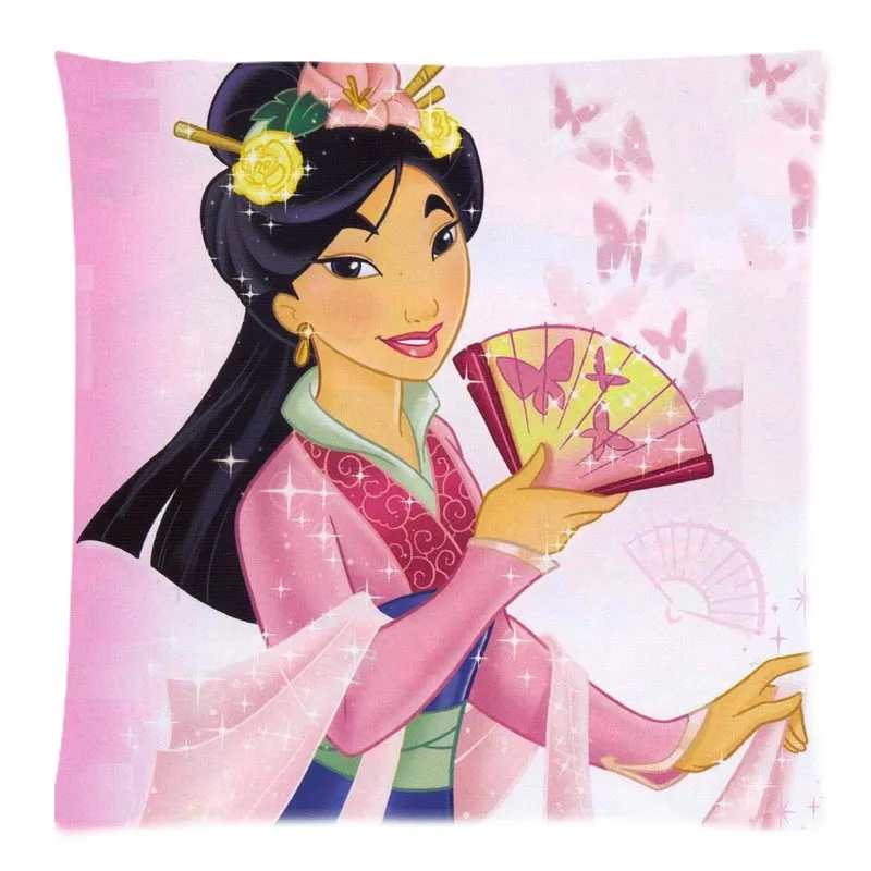 2019 персонализированные Наволочки с принтом Mulan наволочки из полиэстера для