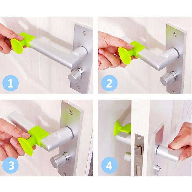 

1 Pc After Wall Thickening Mute Sucker Rubber Handle Lock Protective Pad Protection Home Decoration Accessories Drop Shipping