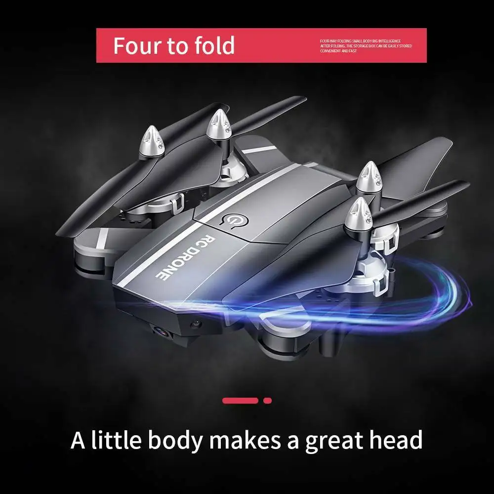 Умный складной RC Квадрокоптер Дрон игрушки с FPV HD камерой Безголовый режим 3D