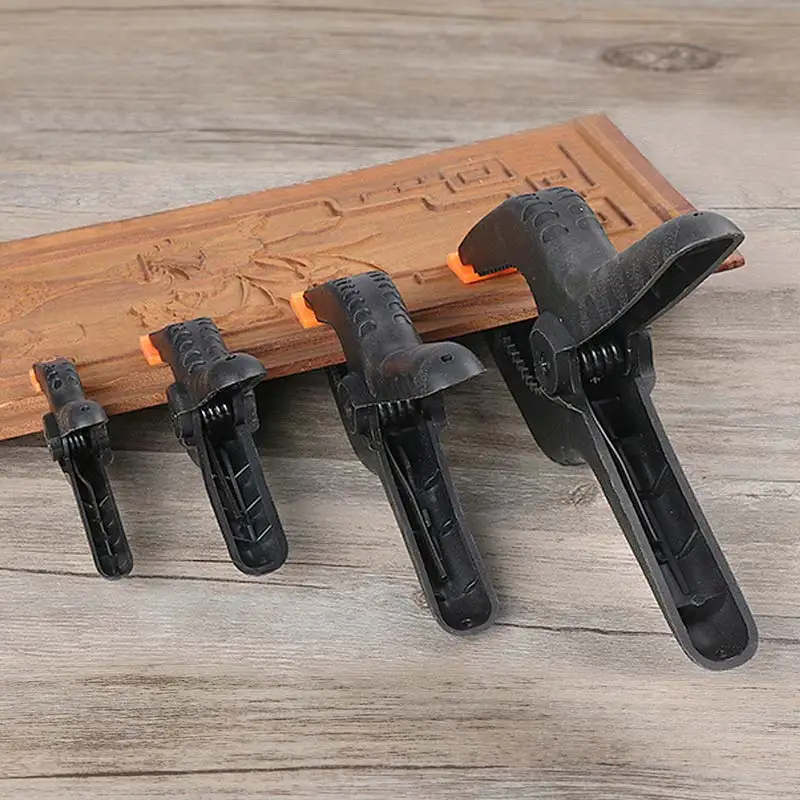 Многофункциональный DIY пружинный зажим Деревообрабатывающие инструменты Пластиковые зажимы для фотостудии фон 1 шт. популярный