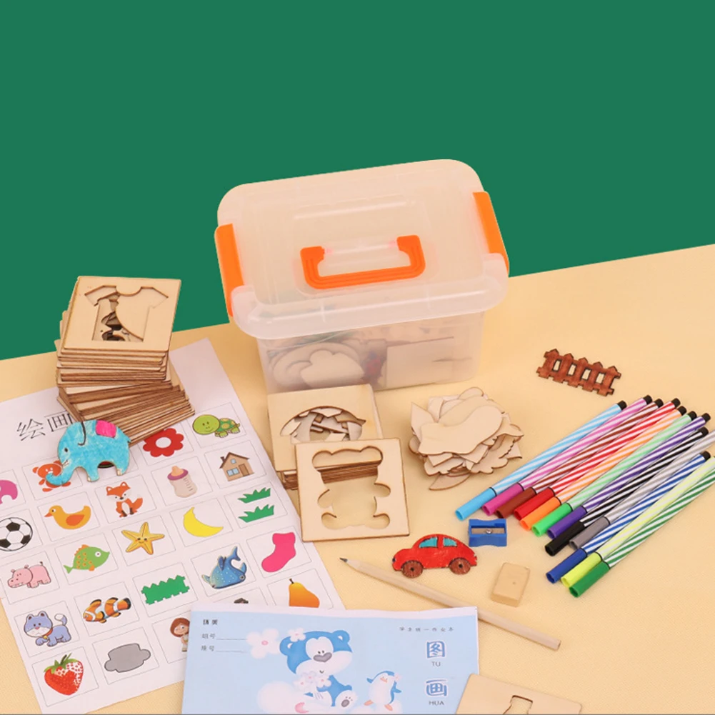 Шаблоны для рисования детские 100 шт.|Рисовальные наборы| |