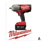 Металлический знак Milwaukee Drill, металлический плакат Milwaukee Tools в металлических стрелках, металлический плакат, оловянный плакат для домашнего декора