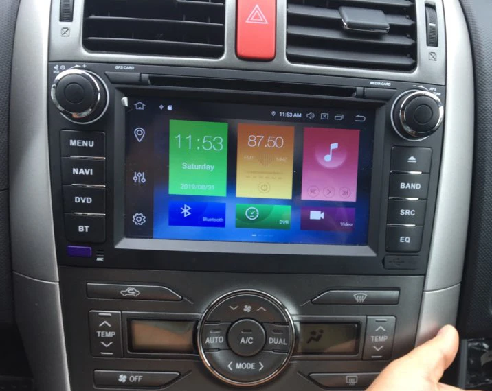 Восьмиядерный мультимедийный Android 10,0 автомобильный DVD gps плеер для Toyota AURIS wifi 4 ГБ ОЗУ+ 64 Гб ПЗУ DSP USB радио Navi BT DAB+ TPMS карта