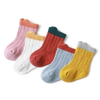 4pairlot new autumn and winter baby socks warm childrens newborn socks