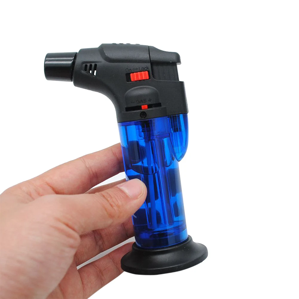 

Refillable Windproof Lighter Outdoor Camping BBQ Kitchen Welding Torch Lighter Jet Gas Lighter Tool Pipe Turbo Cookware Cooking