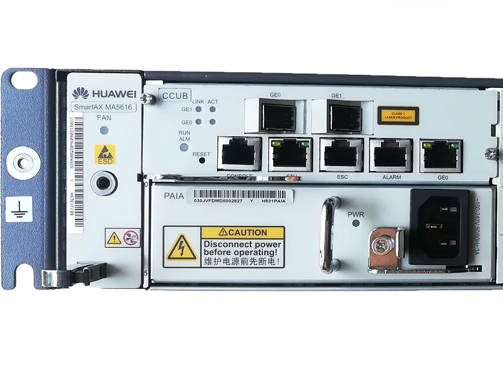 Оригинальный Hua wei MA5616 с платой управления CCUB и питания постоянного тока PDIA |