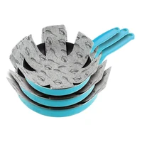 3pcs pot pan protector pad felt cookware divider separator placemat kitchen tool surfaces separate coasters protecting