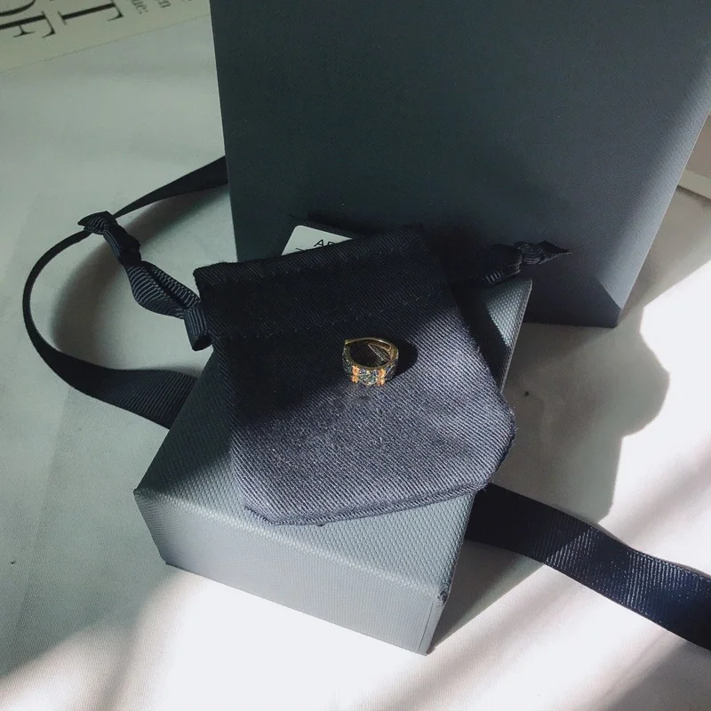 Модный шарм копия 1:1 Большой многоцветный раздвижные моно уха куртка с