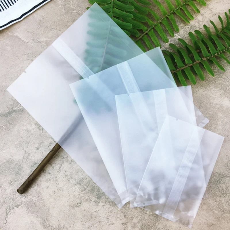 

100Pcs Translucent Cookie Packaging Bags Cupcake Wrapper