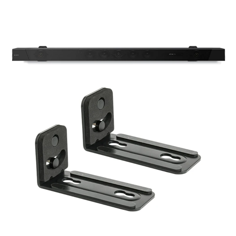 

H8WA Soundbox Mount Home Office Usage Speaker Corner Shelf with All Mounting Hardware Solid Wireless Speaker Bracket