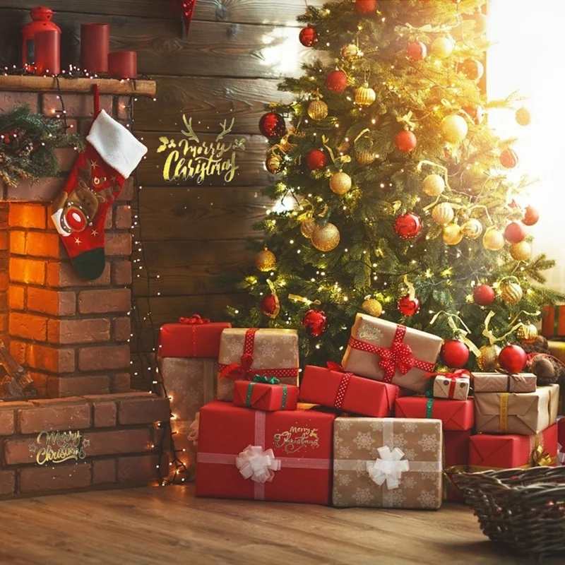 

Christmas Ornaments Sticker 4Rolls 500PCS Per Roll Suitable for Christmas Merry Christmas Decorations