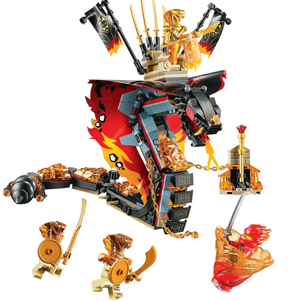 

2020 New Ninja Series Fire Catch With ing Ninjagoes Model Building Blocks Bricks 70674 Toys Christmas Gift Children