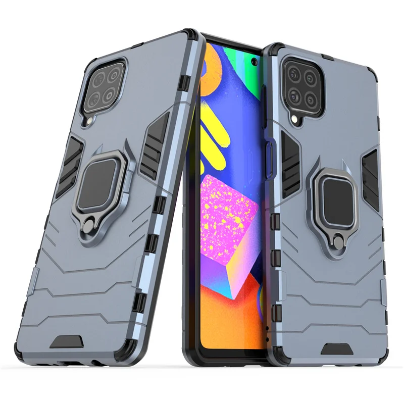 For Cover Samsung M62 Case For Samsung Galaxy M62 Capas Armor Shockproof Hard PC Holder Magnetic Cover For Samsung M62 Fundas