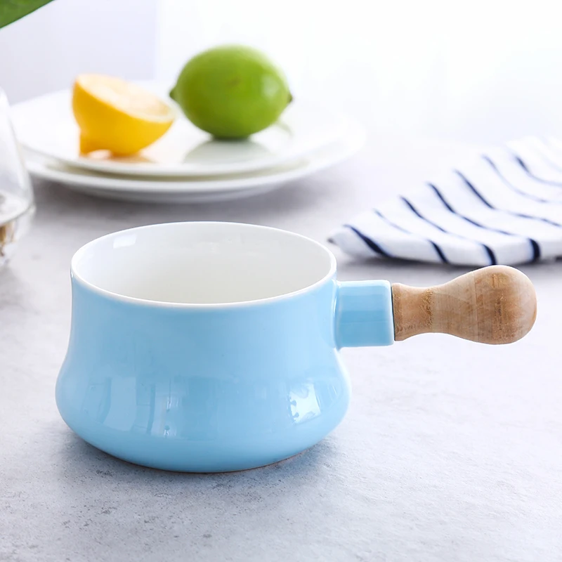 

Ceramic bowl Breakfast bowl salad bowl creative household bowl with handle tableware kitchen soup noodle rice bowl ramen bowl
