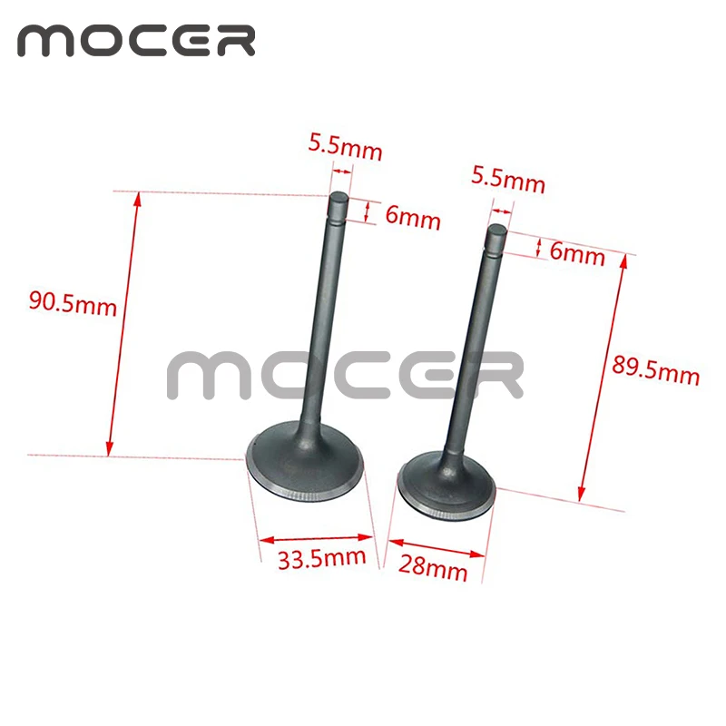 Впускной клапан для питбайка выпускной подходит Zongshen Loncin Lifan CG250 ATV Go Kart мопеда и