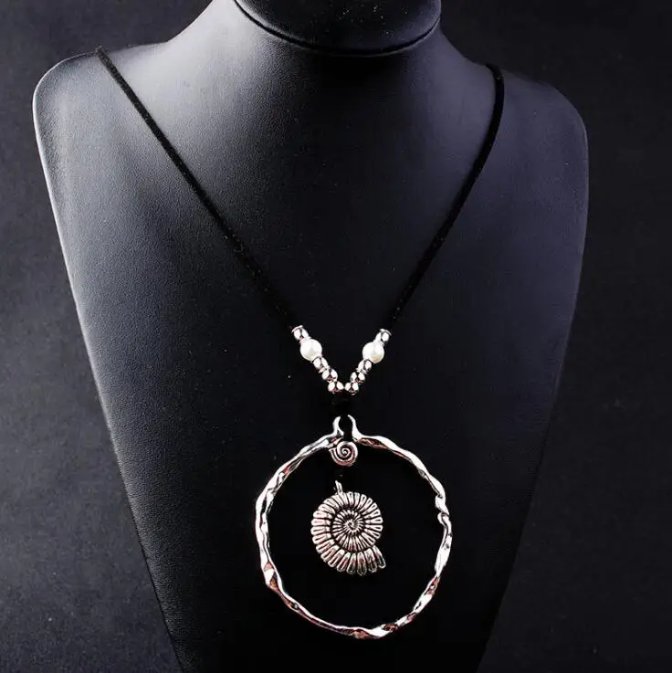 Женская Длинная цепочка ожерелье из бисера винтажное ручной работы аксессуары