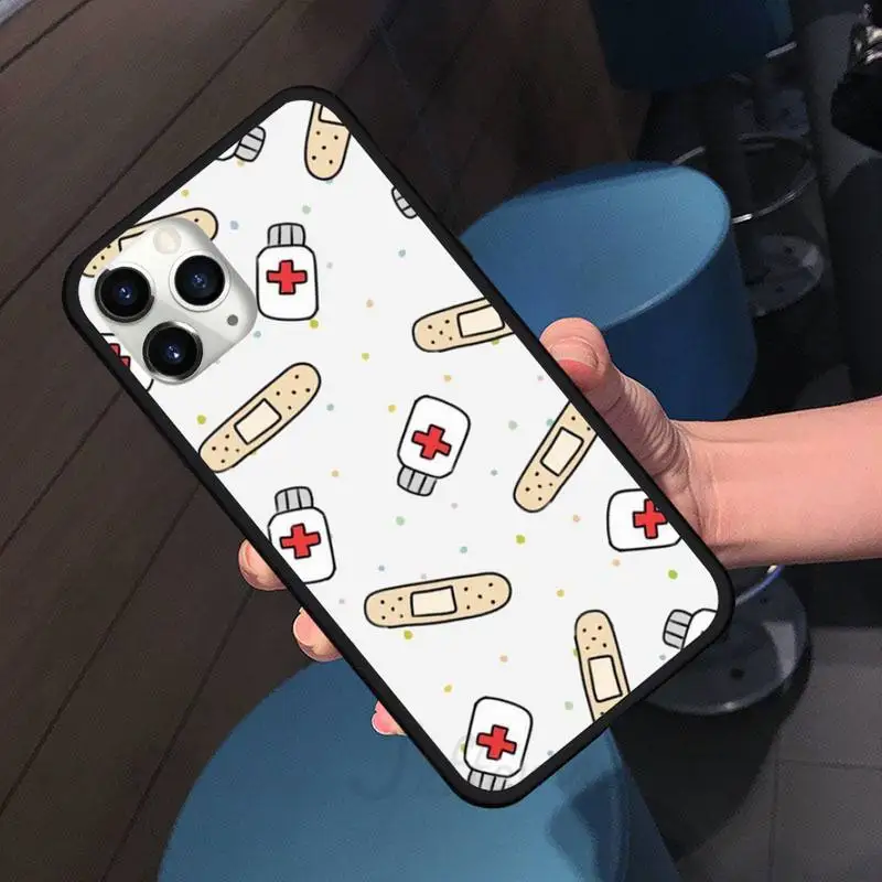 

Nurse Doctor Medical Health Phone Case for iPhone 11 12 pro XS MAX 8 7 6 6S Plus X 5S SE 2020 XR shell cover funda