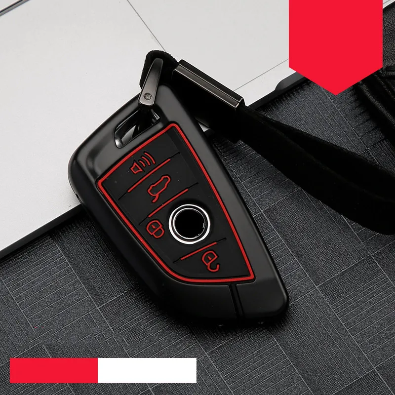 High Quality Silicone Car Key Cover Case Fob Holder For BMW X1 X3 X5 X6 Series 1 2 5 7 F15 F16 E53 E70 E39 F10 F30 G30 Keychain |