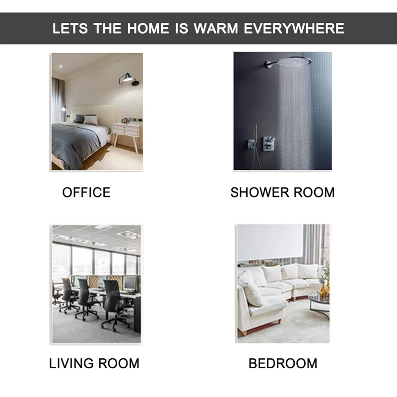 

Electric Heater Household Small Energy-Saving Heater Bedroom Large Area Heater Heating Dryer