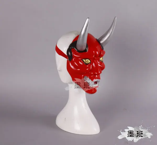 Популярная игра Onmyoji маска хання с рожками реквизит для косплея оружие карнавала