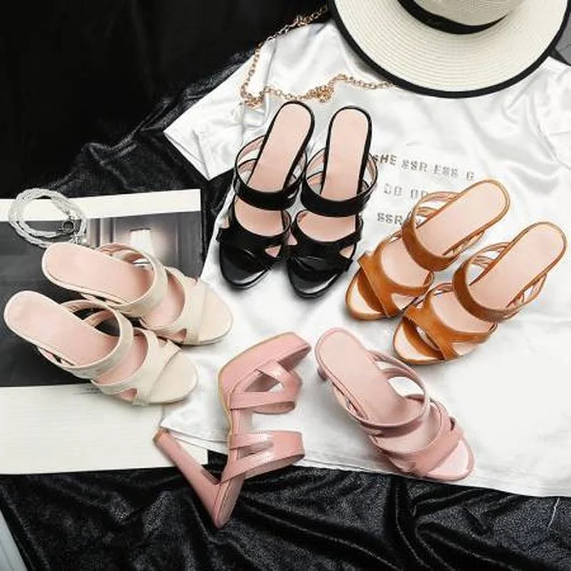 

Platform High Heels Women Shoes Sandals Outdoor High Bottom Sexy Fashion 2021 Summer Slippers Womens Slides Designer Sandal