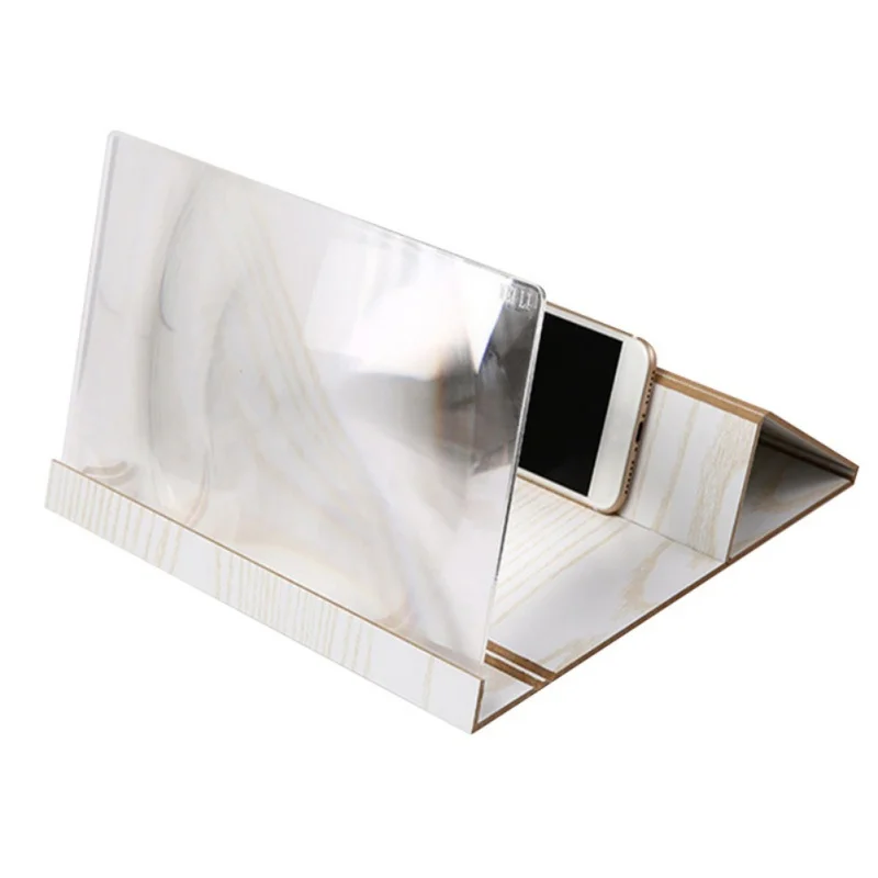 Stereoscopic Amplifying 12 Inch Desktop Wood Bracket Mobile Phone Video Screen Magnifier Amplifier Holder | Дом и сад