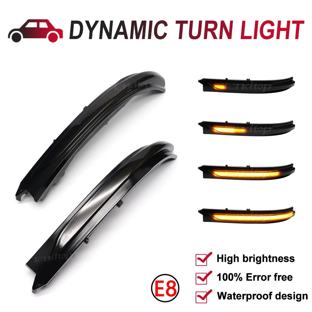 

Dynamic Side Mirror Turn Signal Led Streamer Reminder Lamps Indicator Blinker Light For Kia K5 Optima MK4 JF 2016 2017 2018 2019