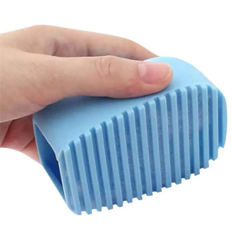 Ручная утолщенная силиконовая щетка для мытья конфетных цветов удобная