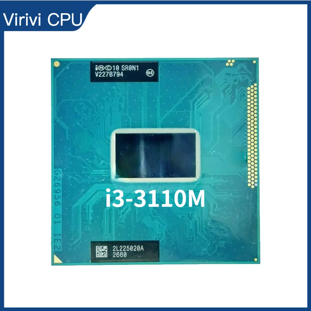 

Intel Core i3-3110M i3 3110M SR0N1 SR0T4 2.4 GHz Dual-Core Quad-Thread CPU Processor 3M 35W Socket G2 / rPGA988B