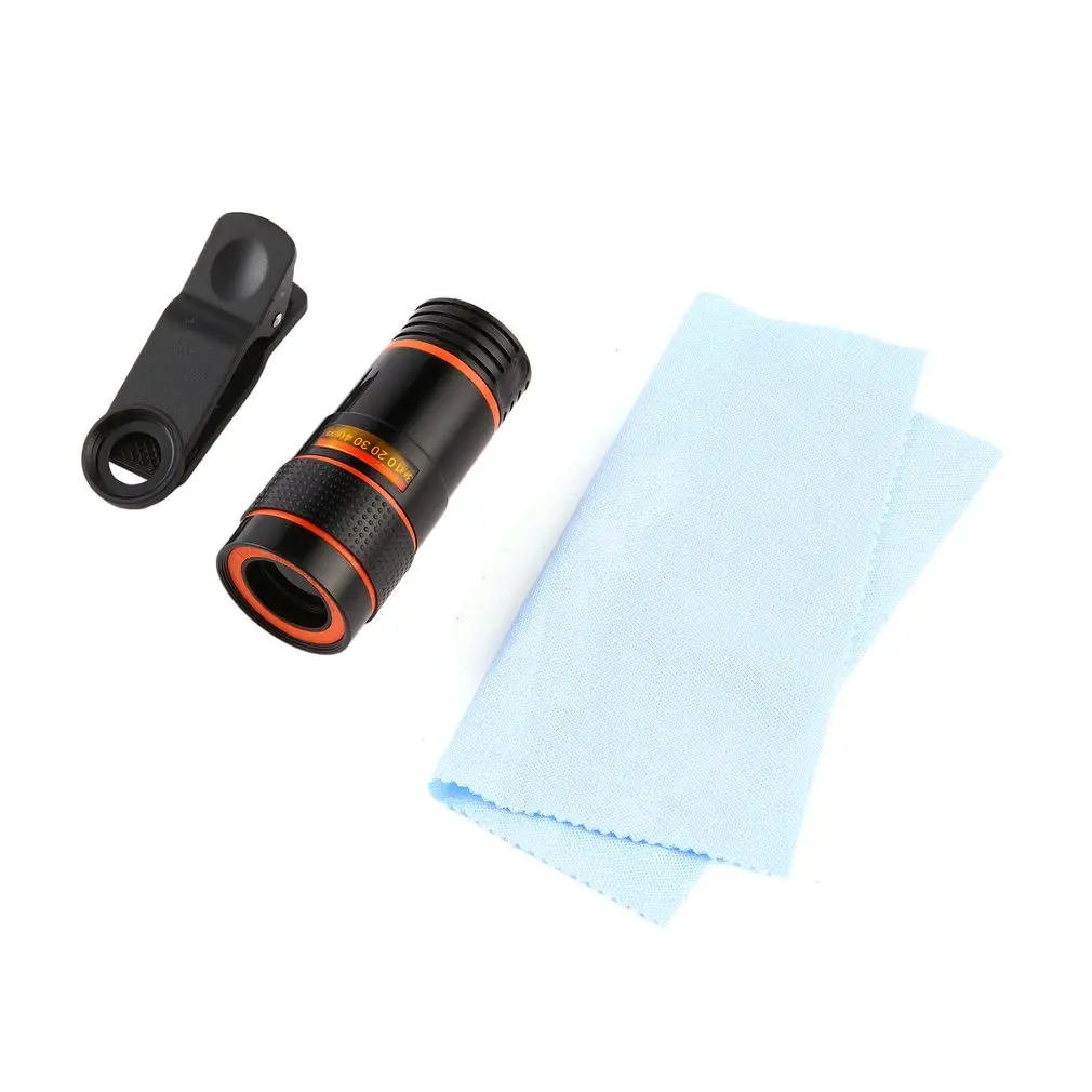 

Mobile Phone Telescope 8X 12X Universal Zoom Lens Telephoto Lens Zoom Effect High-definition Lens Long Focus Monocular for Phone