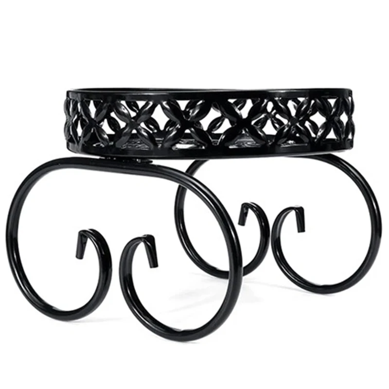 

Metal Stand Plant Rack Flower Shelf Garden Decor Flower Rack Wrought Iron Balcony Outdoor Indoor Pot Plant Stand