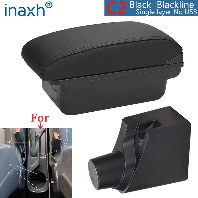 

Подлокотник для Toyota Yaris, гибридный автомобильный подлокотник модифицированные детали, коробка для хранения деталей интерьера, USB, 2015-2021