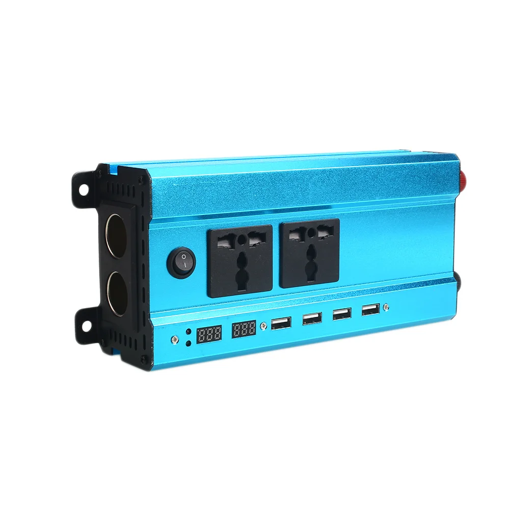 Автомобильный инвертор с 4usb портами трансформатор адаптер портативный источник