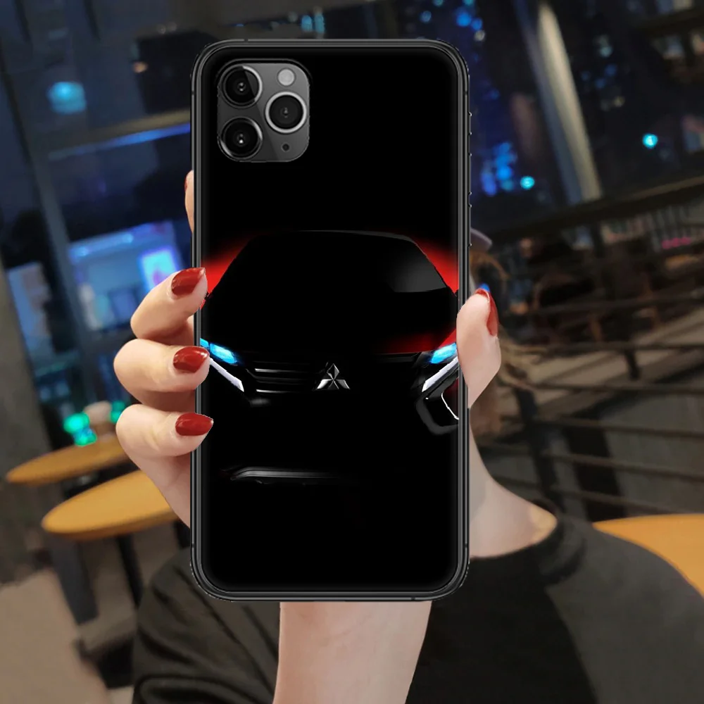 

mitsubishi JDM car logo Phone Case Cover Hull For iphone 5 5s se 2 6 6s 7 8 12 mini plus X XS XR 11 PRO MAX black trend Etui tpu
