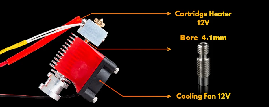 DFORCE MK8 Боуден экструдер BMG экструдер+ V6 HOTEND двойной привод экструдер для 3d принтера высокая производительность для I3 3D принтер