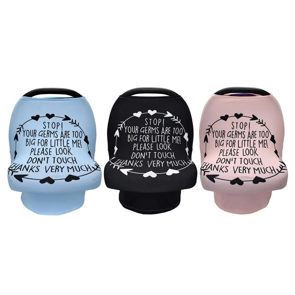 

Детские Чехлы для кормящих мам, мягкая дышащая эластичная шаль для грудного вскармливания, хлопковый навес для детской коляски