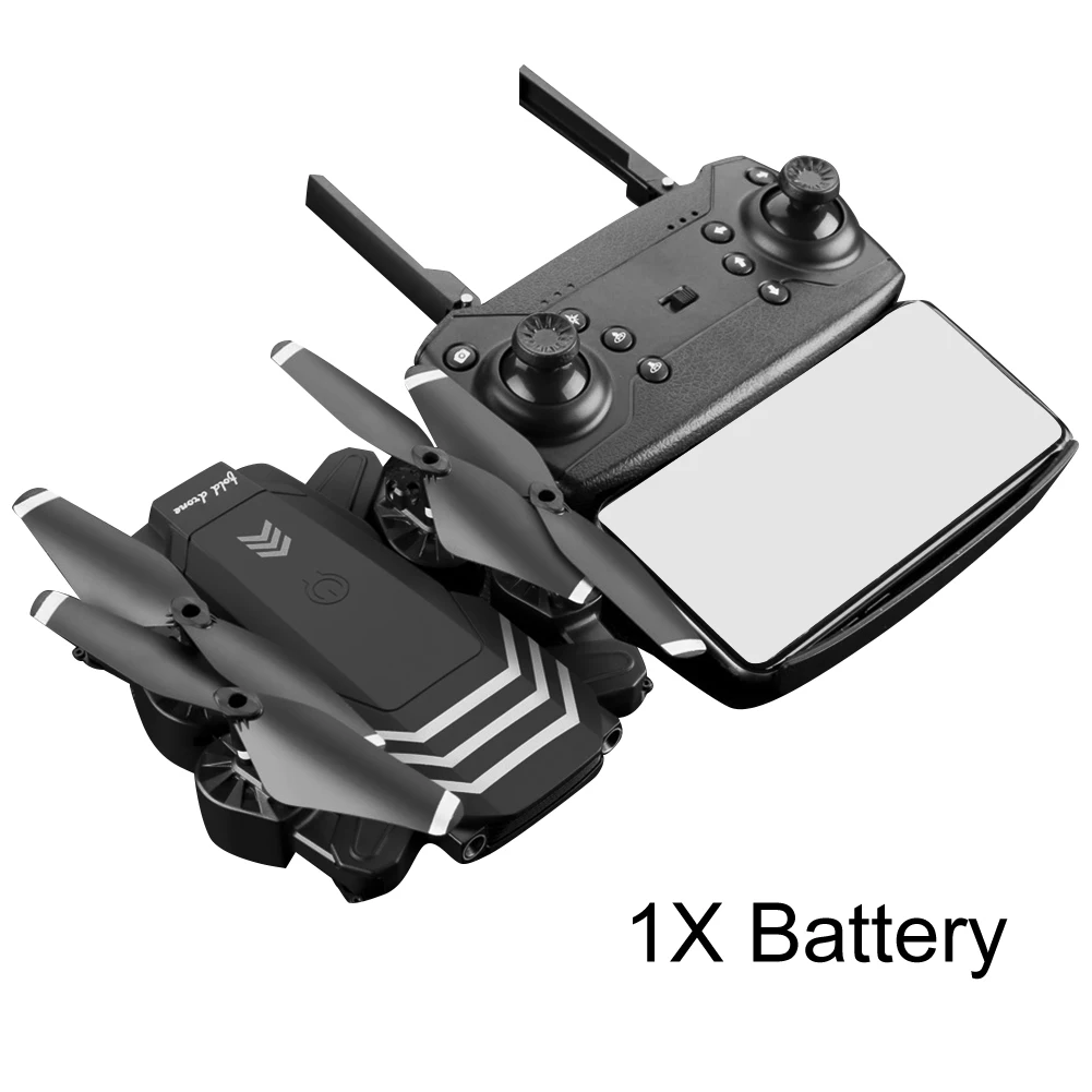 

Wide Angle Real Time Photography 2.4GHz 4 Channel Quadcopter WIFI FPV 4K 1080P Dual Cameras Mini RC Drone Fixed Height Foldable