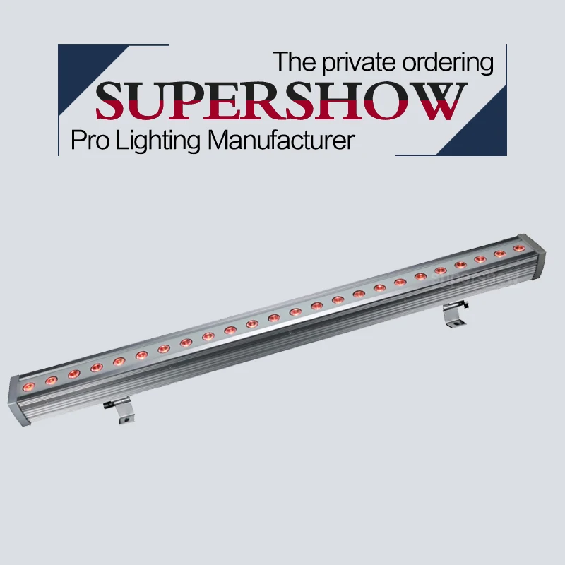 Вечерние настенный Профессиональный светильник ing 24X3W полный цвет dmx RGB