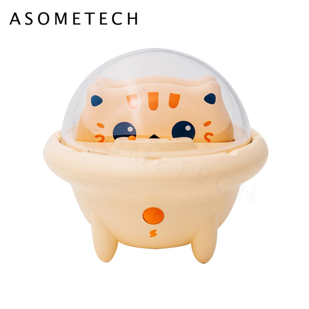 Милый мини аккумулятор 800 мАч портативный кошачий Внешний со светодиодом ночник