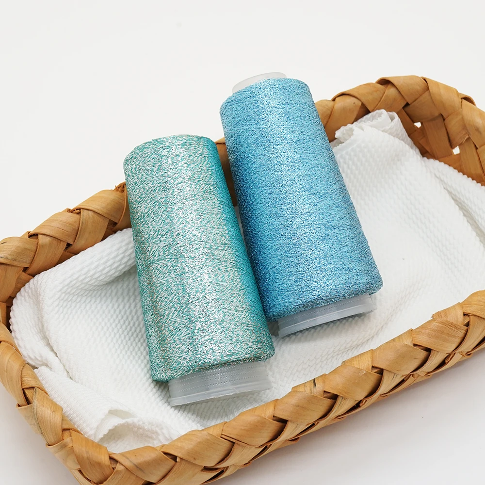 50 г/шар 2000 метров металлическая шелковая нить цвет золото тонкая пряжа для