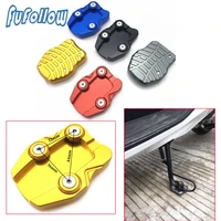 motorcycle cnc pcx125 150 pcx enlarge side stand kickstand extension enlarger pad mat for honda pcx 125 150 2014 2019 2020 2021