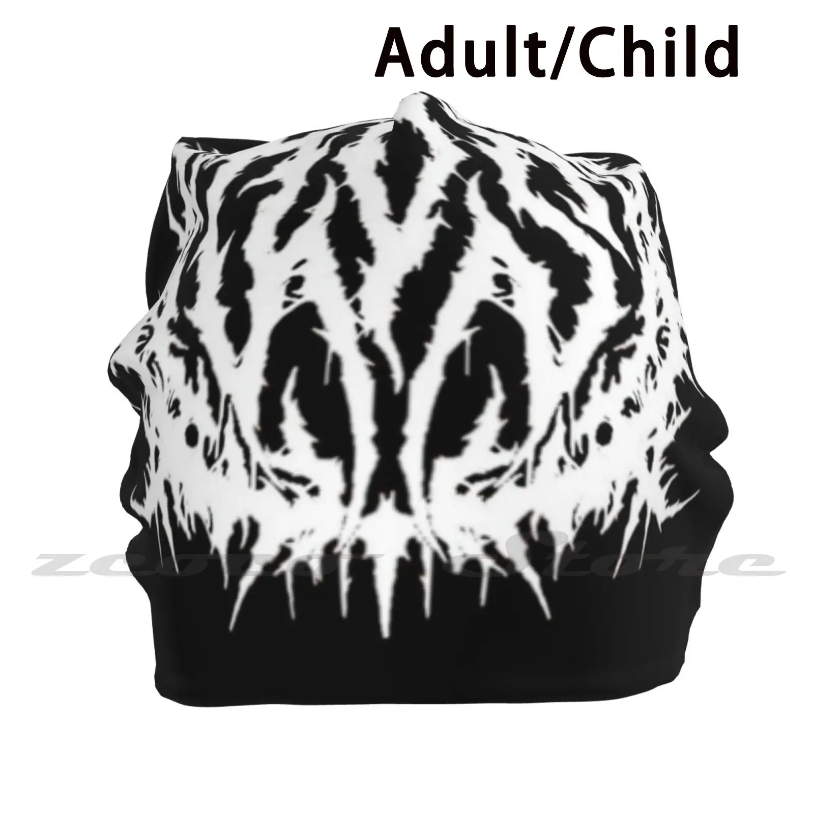 

Вязаная шапка с нашим поврежденным логотипом (белый), эластичная мягкая индивидуализированная шапка с рисунком для вечеринки, белая, красна...