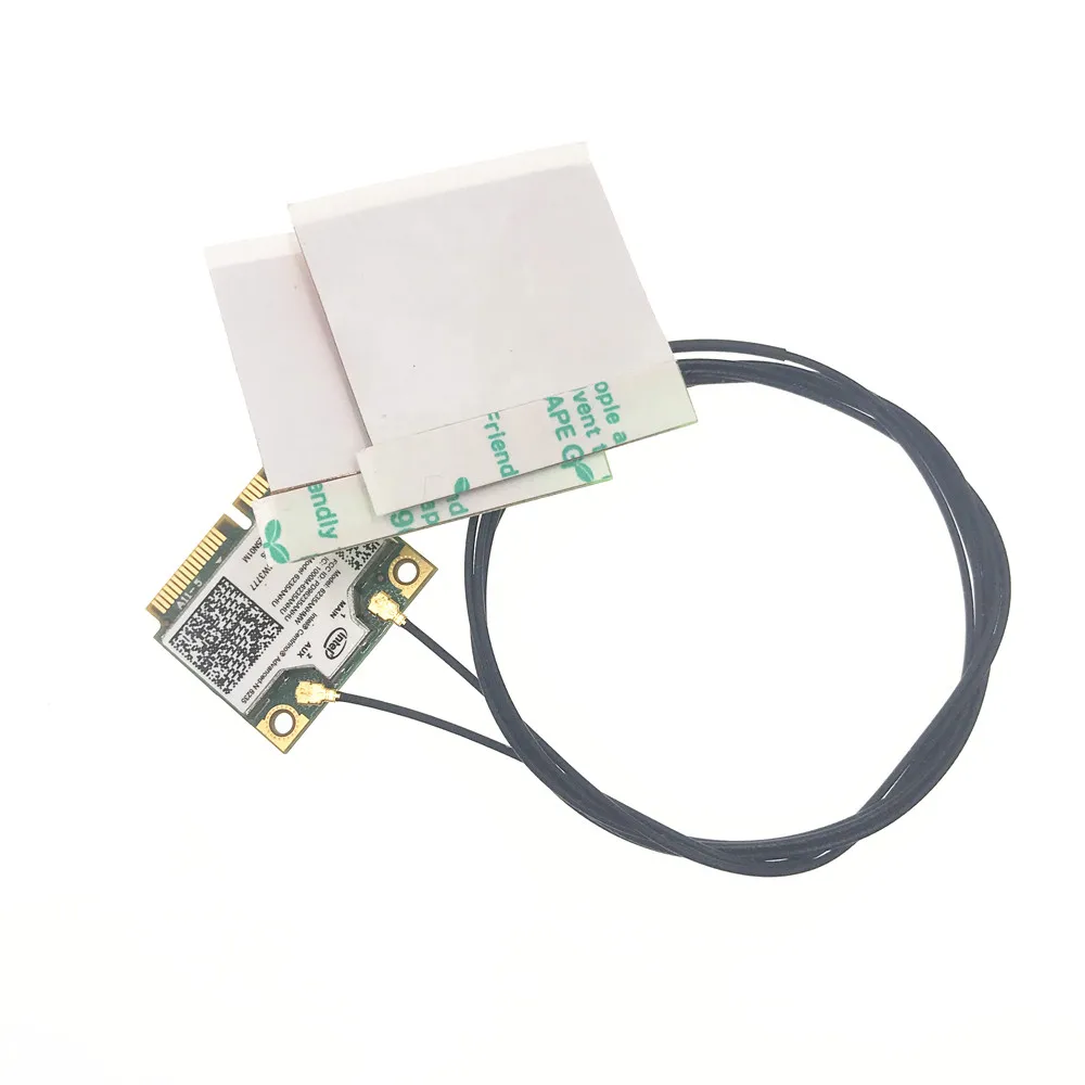 2 шт. x проводов 58 см/22 8 &quotдля Intel 7260D2W BCM94360CD BCM94331CD BCM94352HMB DW1550 Mini PCI E Беспроводная ipex