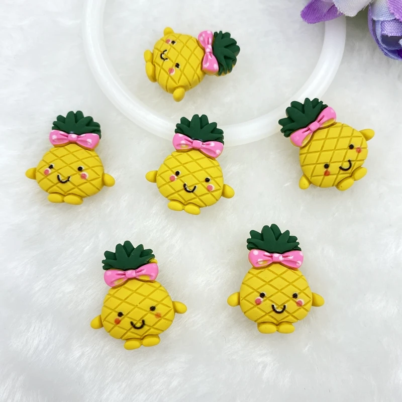 

10pcs/lot New mini Mixed lovely fruit resin flatback cabochons For Hair Bow Centers DIY Scrapbooking Decoration