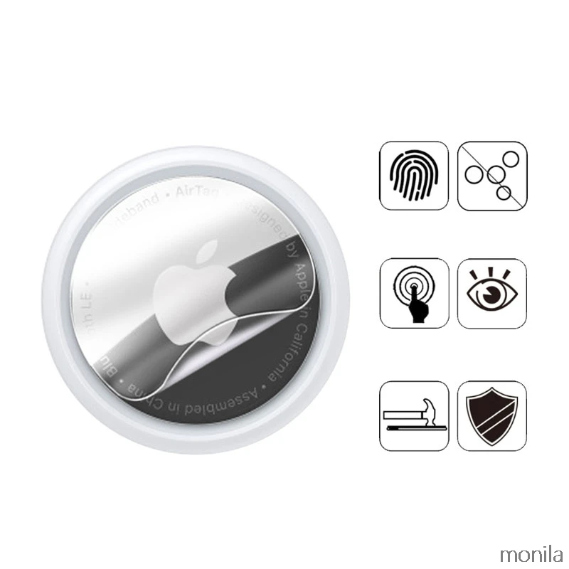 

Soft Front Protective Film For AirTags Tracker Screen Protector Film For Airtag Sleeve Locator Accessories Not Glass